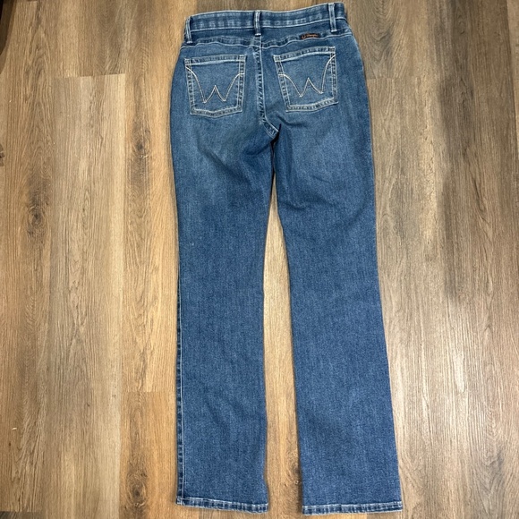 Wrangler Q Baby Jeans 7 x 34 Womens Ultimate Riding Jean Stretch Western Denim - Picture 2 of 11